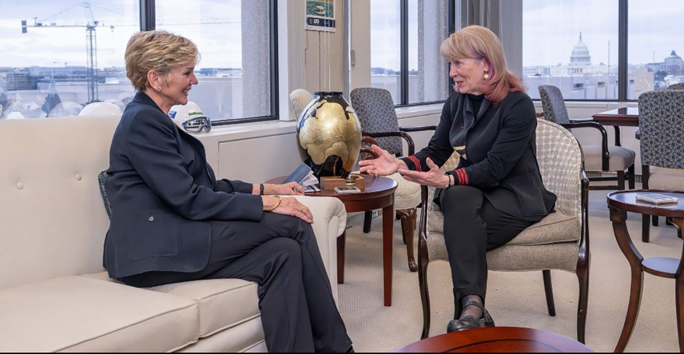 Secretary of Energy Jennifer Granholm meeting with Geri Richmond in Washington, D.C.