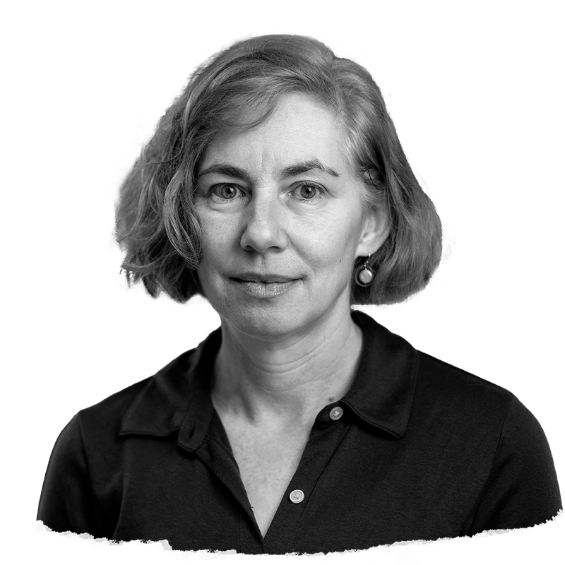 Black and white photo of Karen Guillemin