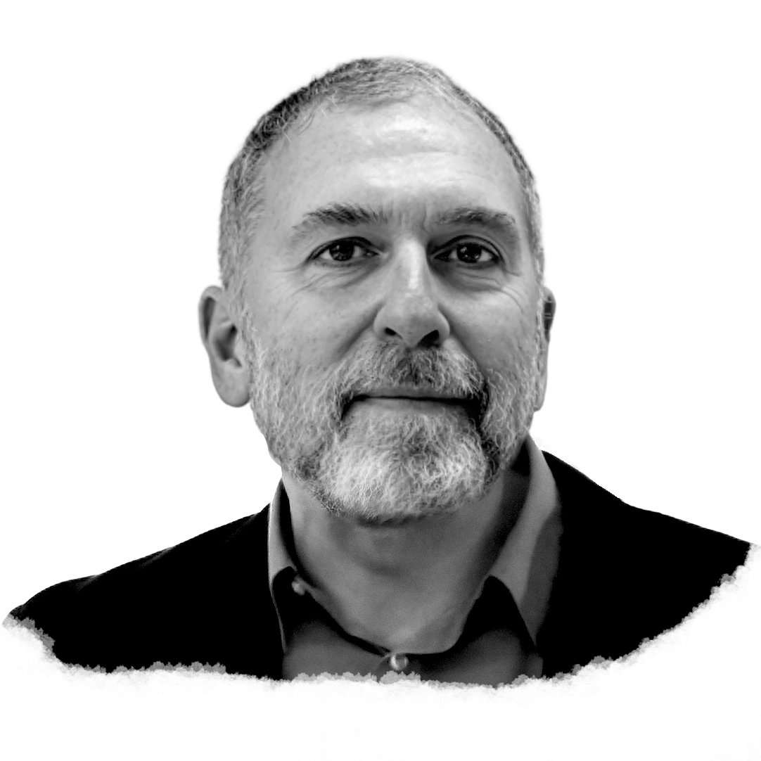 Black and white photo of Brendan Bohannan