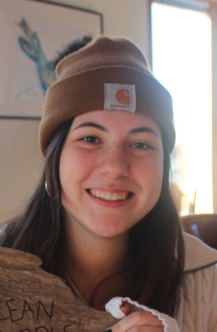 college student smiling