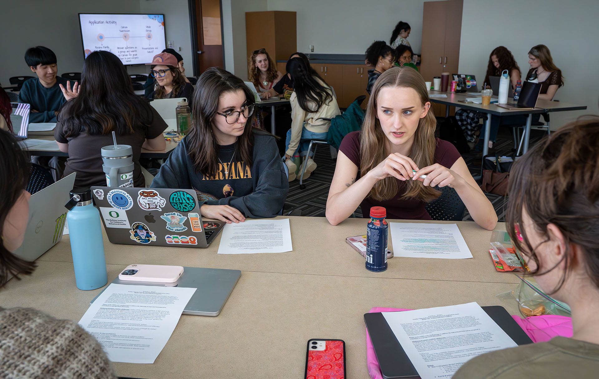 Students in a Ballmer Institute classroom