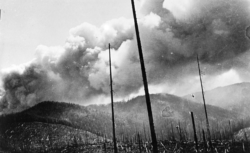 Smoke from the 1933 Tillamook Burn